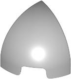 Brick Round Curved 1 x 1 x 1 Quarter Dome in Light Bluish Gray