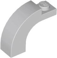 Brick Arch 1 x 3 x 2 Curved Top in Light Bluish Gray