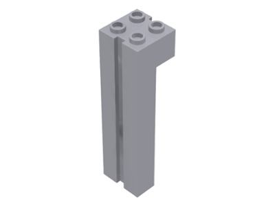 Brick Special 2 x 2 x 6 with Groove in Light Bluish Gray