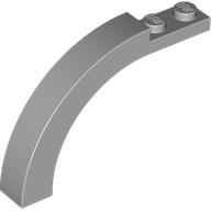 Brick Arch 1 x 6 x 3 1/3 Curved Top in Light Bluish Gray