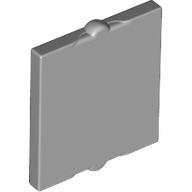 Glass for Window 1 x 2 x 2 Flat in Light Bluish Gray