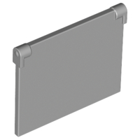 Glass for Window 1 x 4 x 3 [Opening] in Light Bluish Gray