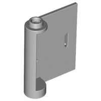 Door 1 x 3 x 3 Right - Open Between Top and Bottom Hinge in Light Bluish Gray