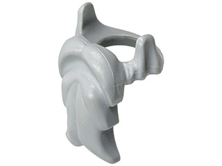 Minifig Neckwear Beard in Light Bluish Gray