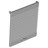 Door 1 x 4 x 4 Lift in Light Bluish Gray