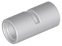 Technic Pin Connector Round [Slotted] in Light Bluish Gray