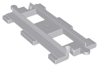 Duplo Train Track 4 x 8 Straight in Light Bluish Gray