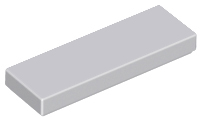 Tile 1 x 3 in Light Bluish Gray
