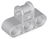 Technic Axle and Pin Connector Perpendicular Triple in Light Bluish Gray
