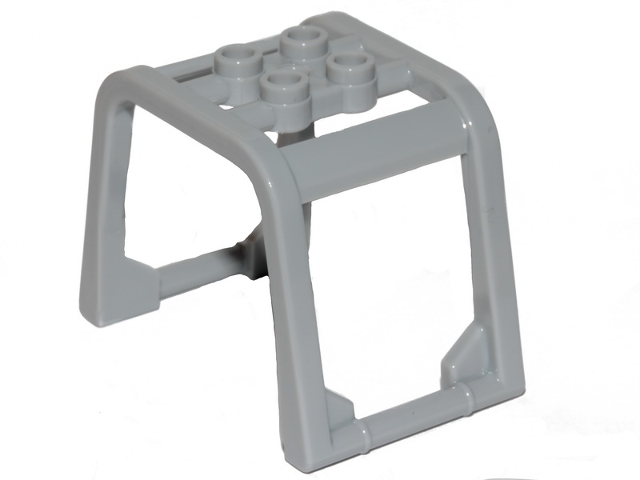 Roll Cage 6 x 4 x 3 1/3 in Light Bluish Gray