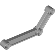 Technic Link 1 x 9 Bent (6 - 4) in Light Bluish Gray