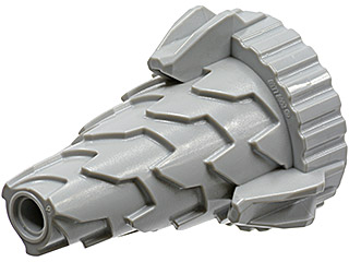 Cone Jagged, Drill Tip in Light Bluish Gray