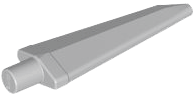 Weapon Spike Flexible 3.5L in Light Bluish Gray