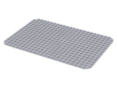 Duplo Baseplate 16 x 24 in Light Bluish Gray