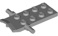 Plate Special 2 x 4 with Side Pins in Light Bluish Gray