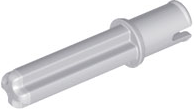 Technic Axle Pin 3L without Friction Ridges and 2L Axle in Light Bluish Gray