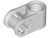 Technic Axle and Pin Connector Perpendicular in Light Bluish Gray