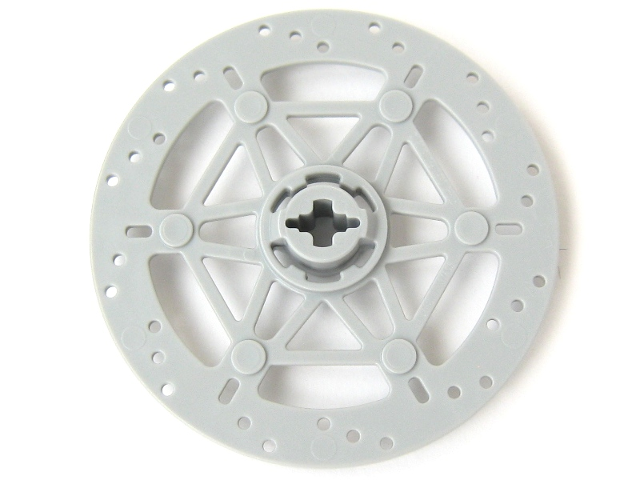Brake Disc 6 x 6 in Light Bluish Gray