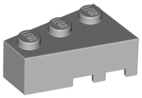 Brick Wedged, Angled 3 x 2 Left in Light Bluish Gray