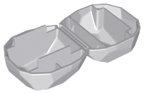 Duplo Rock in Light Bluish Gray