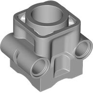 Technic Engine Cylinder, No Studs in Light Bluish Gray