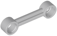 Technic Link 1 x 4 with Stoppers in Light Bluish Gray