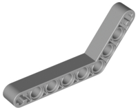 Technic Beam 1 x 9 Bent (6 - 4) Thick in Light Bluish Gray
