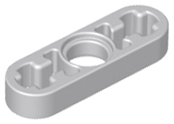 Technic Beam 1 x 3 Thin in Light Bluish Gray