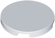Tile Round 3 x 3 in Light Bluish Gray
