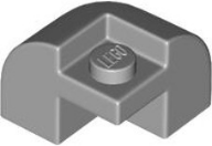 Brick Round, Curved 2 x 2 x 1 1/3, Corner in Light Bluish Gray