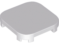 Tile Round Corners 4 x 4 x 2/3 in Light Bluish Gray