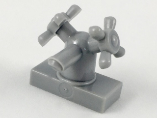 Tap 1 x 2 with Dual Handles in Light Bluish Gray