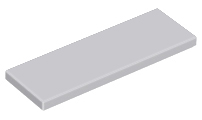 Tile 2 x 6 in Light Bluish Gray