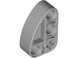 Technic Beam 2 x 3 L-Shape with Quarter Ellipse Thick in Light Bluish Gray