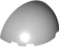 Dome 6 x 3 x 3 Half in Light Bluish Gray