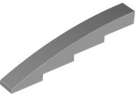 Brick Curved 1 x 8 x 1 2/3 in Light Bluish Gray
