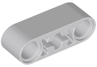 Technic Beam 1 x 3 Thick with Center Axle Hole in Light Bluish Gray