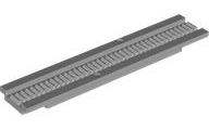 Gear Track Straight 3 x 16 in Light Bluish Gray