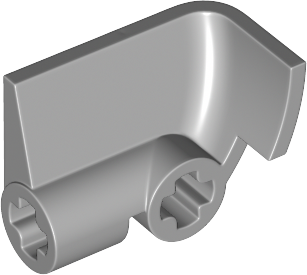 Technic Panel, Shovel 2 x 3 x 2 Right in Light Bluish Gray