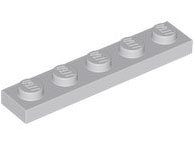 Plate 1 x 5 in Light Bluish Gray