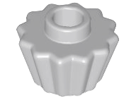 Food Cupcake with Stud in Light Bluish Gray