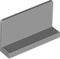 Panel 1 x 4 x 2, No Studs in Light Bluish Gray