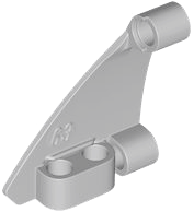 Technic Panel Triangle 5 x 4 Left in Light Bluish Gray