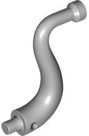 Animal Body Part / Plant, Tail / Trunk / Tentacle / Tongue / Vine / Tree Branch (Long Tip) in Light Bluish Gray