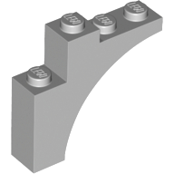 Brick Arch 1 x 4 x 3 in Light Bluish Gray