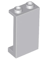Panel 1 x 2 x 3 [Side Supports / Hollow Studs] in Light Bluish Gray