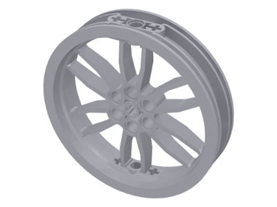 Wheel 75 x 17 Motorcycle in Light Bluish Gray