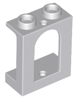 Window 1 x 2 x 2 Castle in Light Bluish Gray