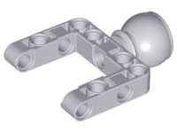Technic Steering Ball Joint Large Open with C-Shape Pivot Frame in Light Bluish Gray
