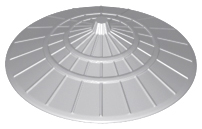 Hat, Conical Asian Style in Light Bluish Gray